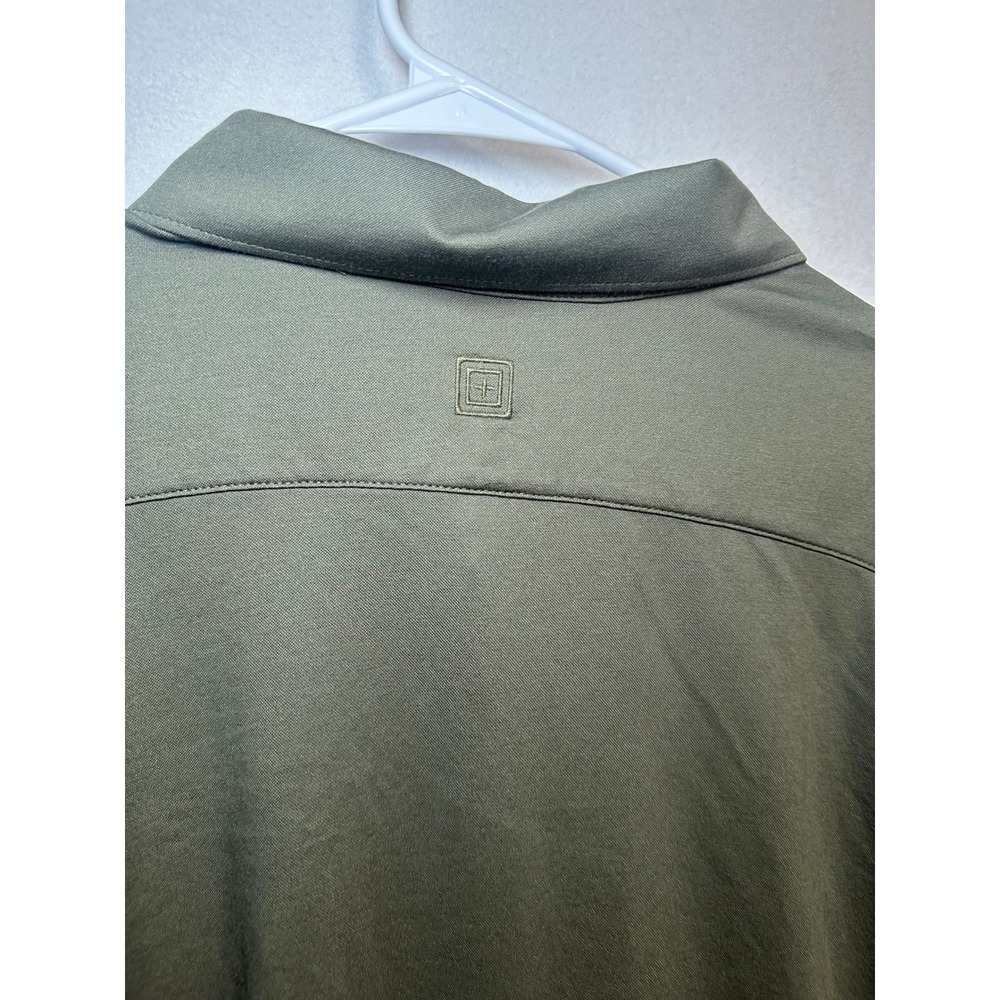 5.11 Tactical Mens 2XL Olive Green Button Down Long Sleeve Shirt 7710161-186 - Picture 8 of 12
